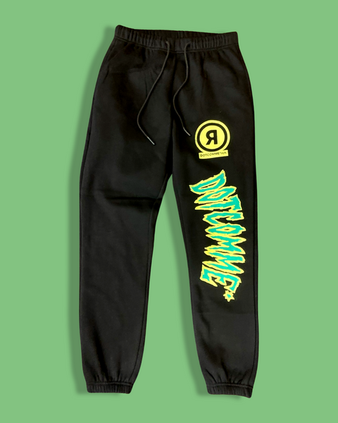 Black "Night Glo" Sweat Suit