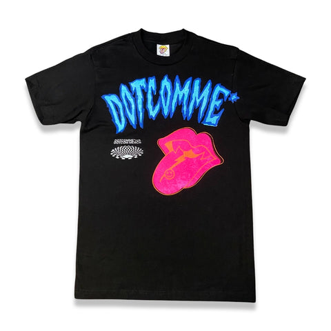 Black ELECTRIC BLUE GLOW" Tee