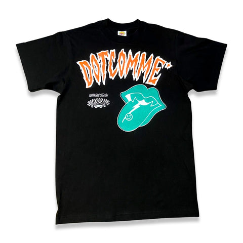 Black white & orange DOTCOMME* T-shirt