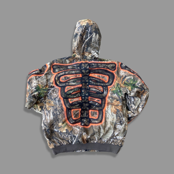 DOTCOMME "Camo Airbrush Skull Jacket"