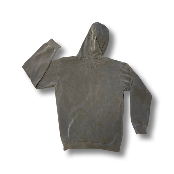 VINTAGE GREY "GLOW IN DARK DOTOMME*" ZIP UP HOODIE